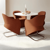 Stalactite Luxury Office Faux Leather Lounge Armchair - Gavisco Office Furniture